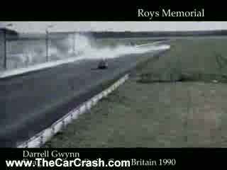 on easter sunday1990darrell gwynn had a horific crash at the santa pod raceway in englandhe lost half of his left arm and was paralyzed from the chest